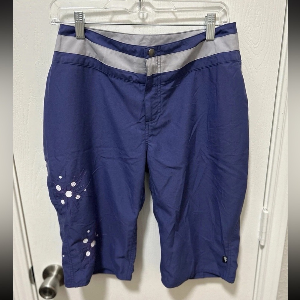 Horny Toad Woman’s Bermuda Shorts Blue hiking camping outdoors Size 6